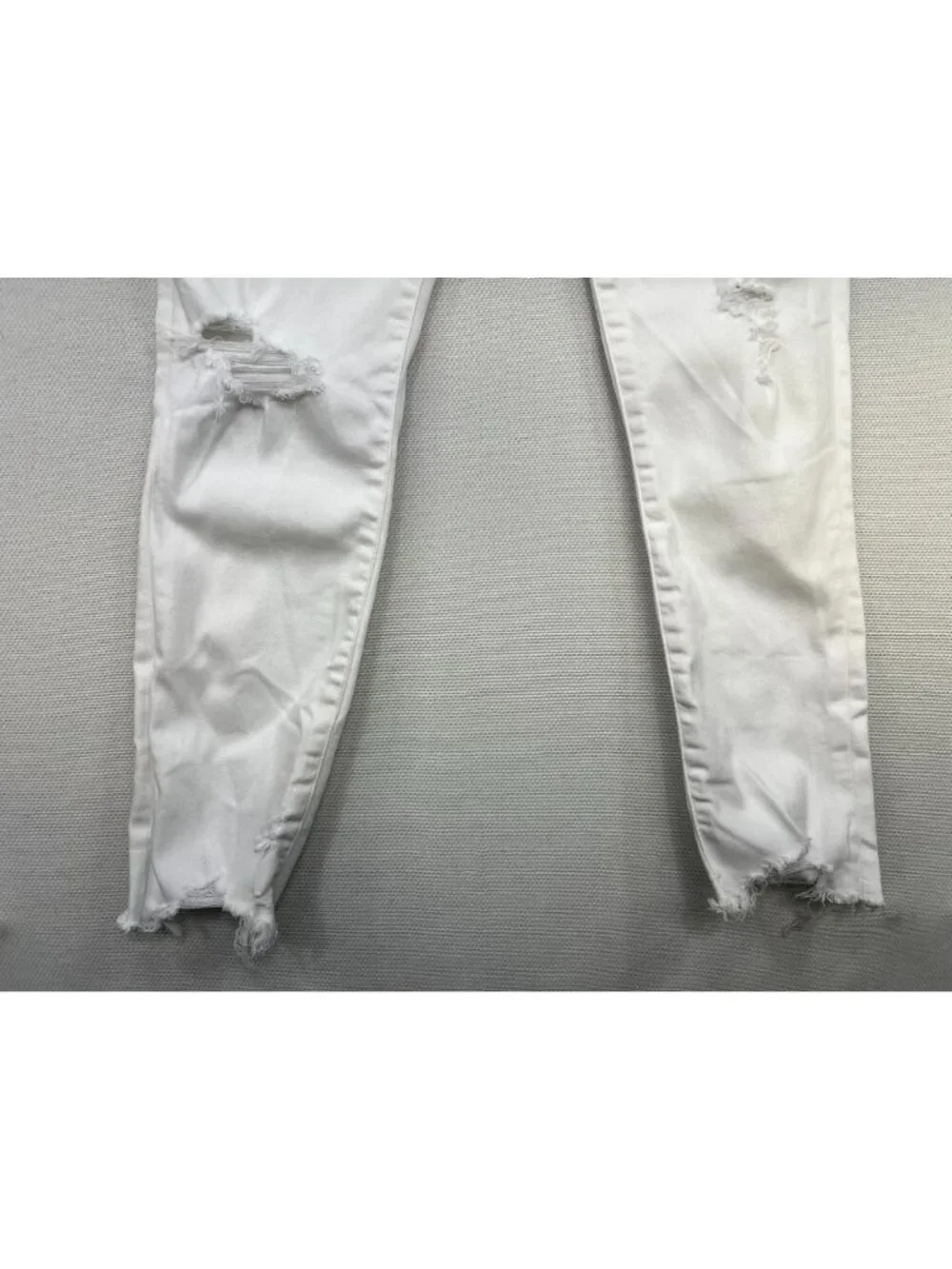 Abercrombie & Fitch Curve Love Super Skinny Ankle High Rise Jeans Sze 28/6 White